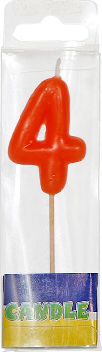 Image du produit Folat Bougie d'anniversaire de luxe-4 ans (1 x)