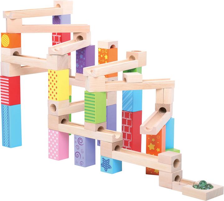 Actual product image Bigjigs Houten Knikkerbaan, 53dlg.