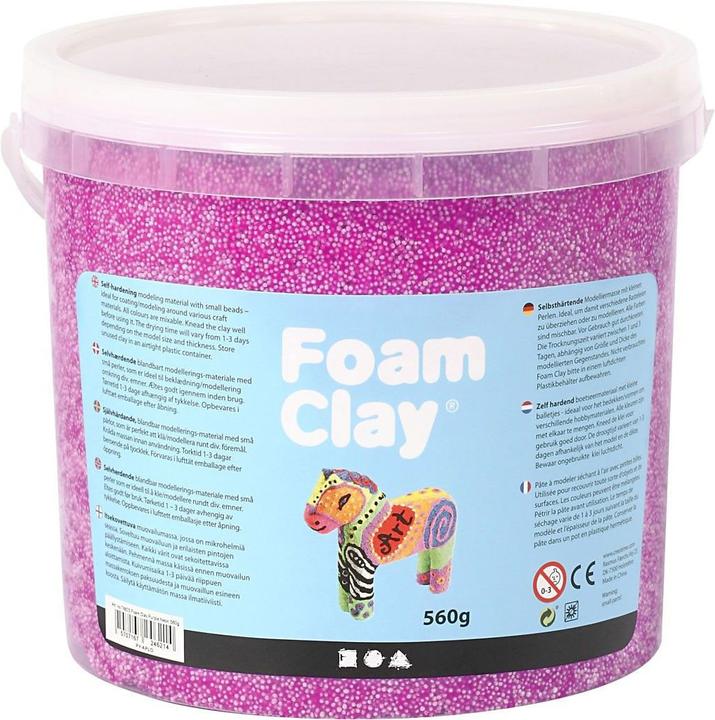 Foam Clay Neon Paars, 560gr.