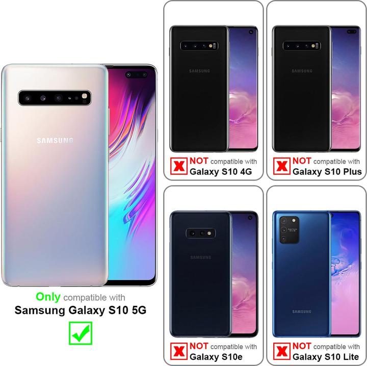 Produktbild Cadorabo TPU 2 Farben Glas Cover (Samsung Galaxy S10 5G)