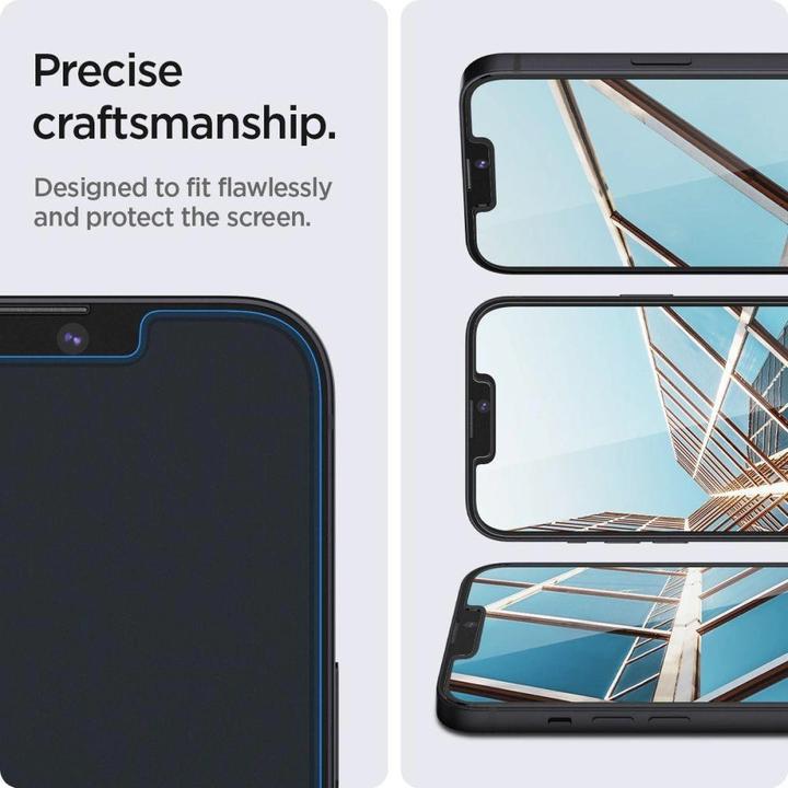 Actual product image Spigen Glas.tR EZ Fit (2 Piece, Apple iPhone 13, Apple iPhone 13 Pro)
