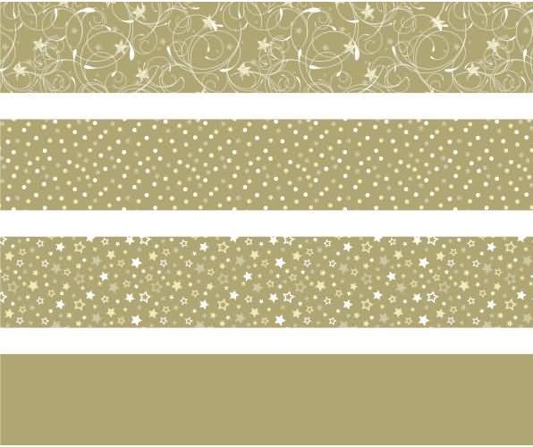 Actual product image Heyda Folding strips Fröbel stars 1.5x45cm gold PU=96 pieces (120 g/m², 96 x)