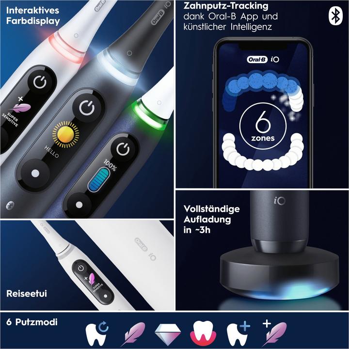Actual product image Oral-B iO Series 8 + Sensitive (Oscillating toothbrush)