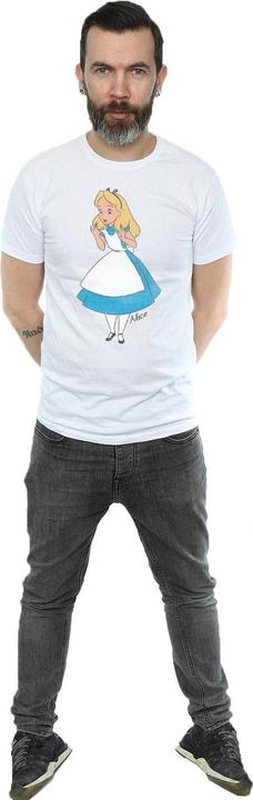 Actual product image Disney Mens Alice In Wonderland Surprised Alice T-Shirt (XL)