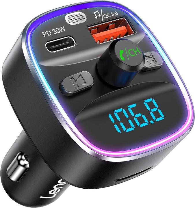 Actual product image Lencent FM transmitter