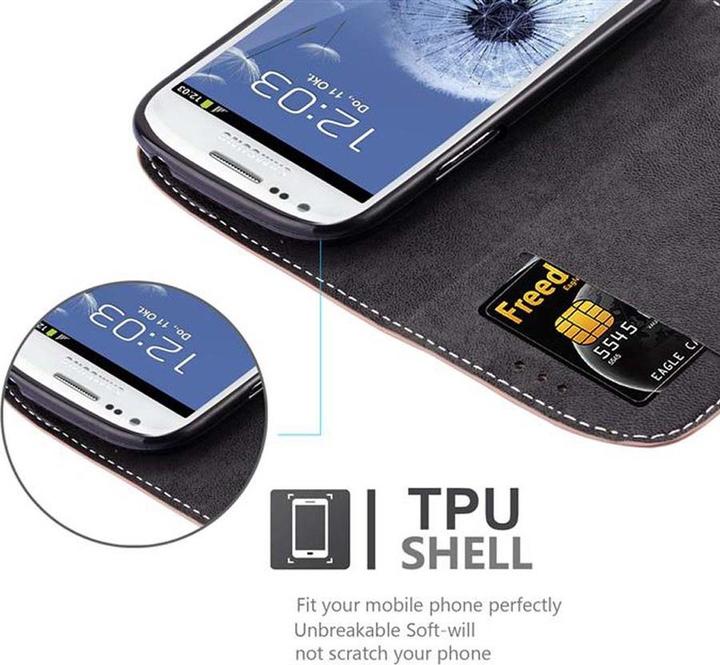 Actual product image Cadorabo Book X Wallet Cover (Samsung Galaxy S3 Mini)