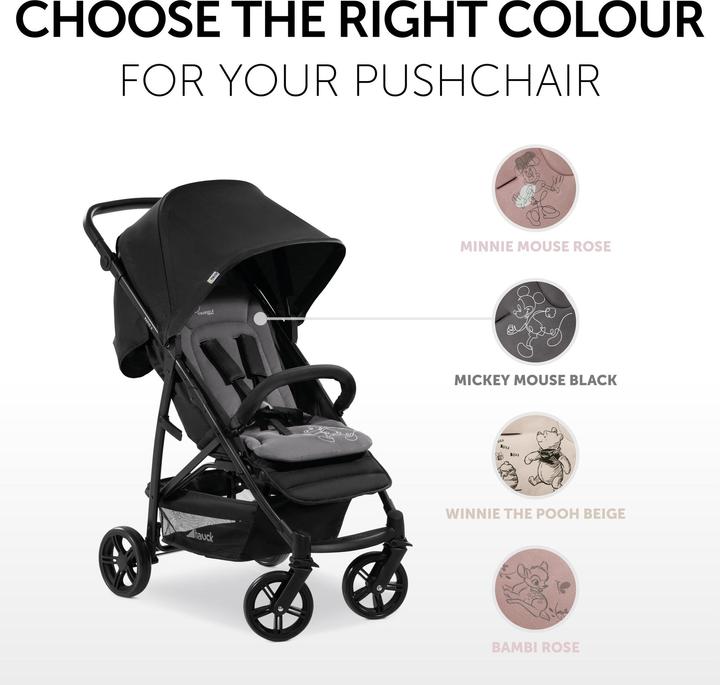 Image du produit Hauck Pushchair Seat Liner Mickey Mouse Noir