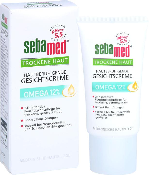 Image du produit Sebamed Crème pour le visage peau sèche Oméga 12%, 50 ml CRE (50 ml, Crème 24h)