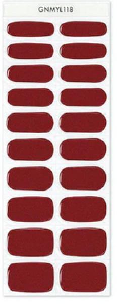 Valeurs nutritives et ingrédients MoYou London Gel Nail Strips Rusty Red (Séchoirs pour vernis à ongles, Rouge rouille)