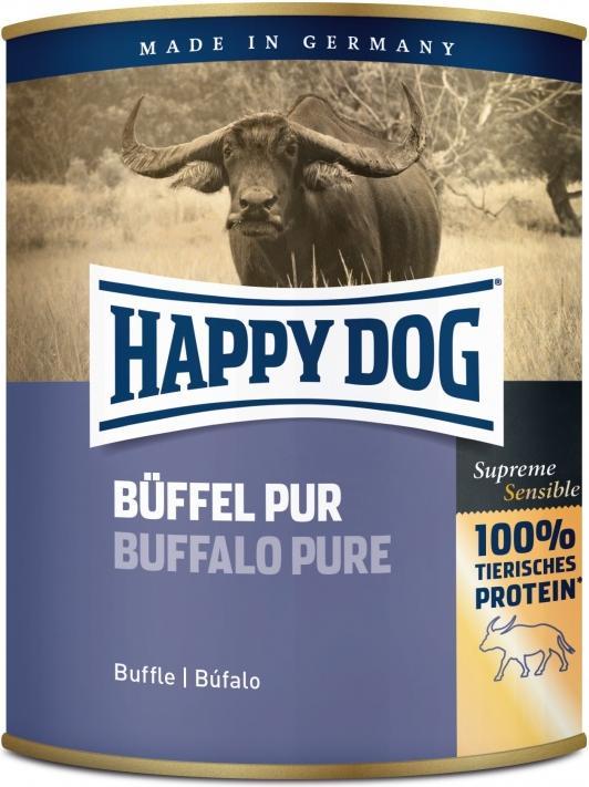 Produktbild Happy Dog Dose für Hunde – Büffel (Buffel Pur) 800 g (Adult, 1 Stk., 800 g)