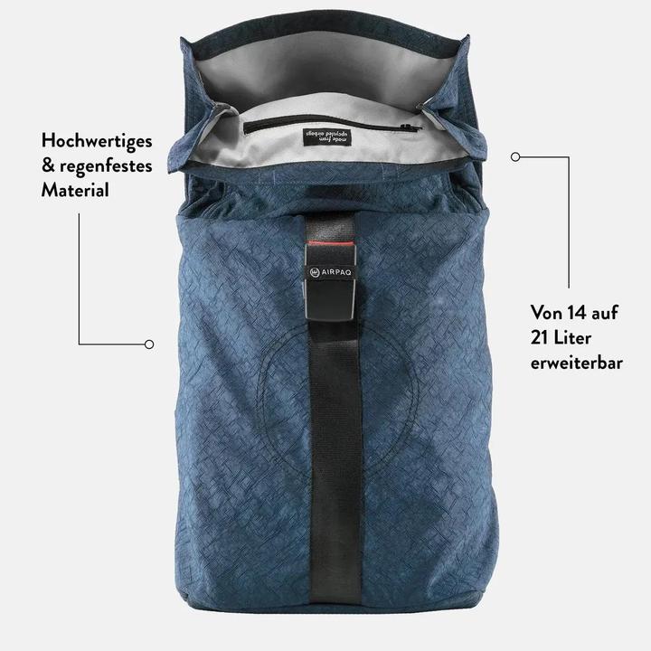 Image du produit Airpaq Rolltop Unicolor blue (14 l)