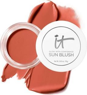 Immagine prodotto It Cosmetics Glow with Confidence Sun Cream Blush Blendable Buildable Blush Bronzer Pop Sun-Blushed