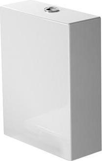 Actual product image Duravit Cistern STARCK 2 370x145mm connection left concealed white WG