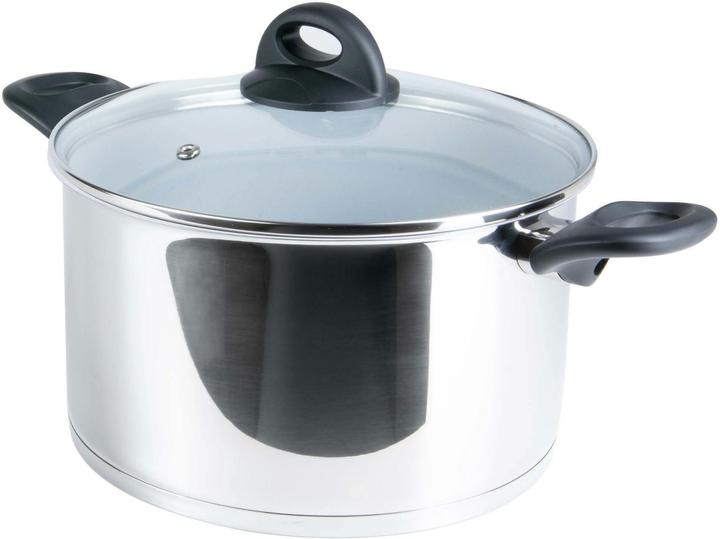Genius Cera Steel Topf 24cm ed (24 cm, Kochtopf, Edelstahl)