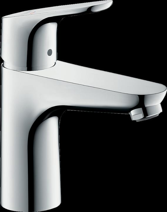 Produktbild hansgrohe Focus Einhebel-Waschtischarmatur 100 CoolStart mit Zugstangen-Ablaufgarnitur