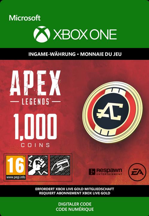 Immagine prodotto Microsoft Xbox APEX Legends 1000 Coins Codice da scaricare