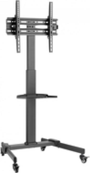 Techly TV Trolley für LCD LED TV 81,28-139,7cm 32-55Zoll schwarz mit Ablage (55", 35 kg)