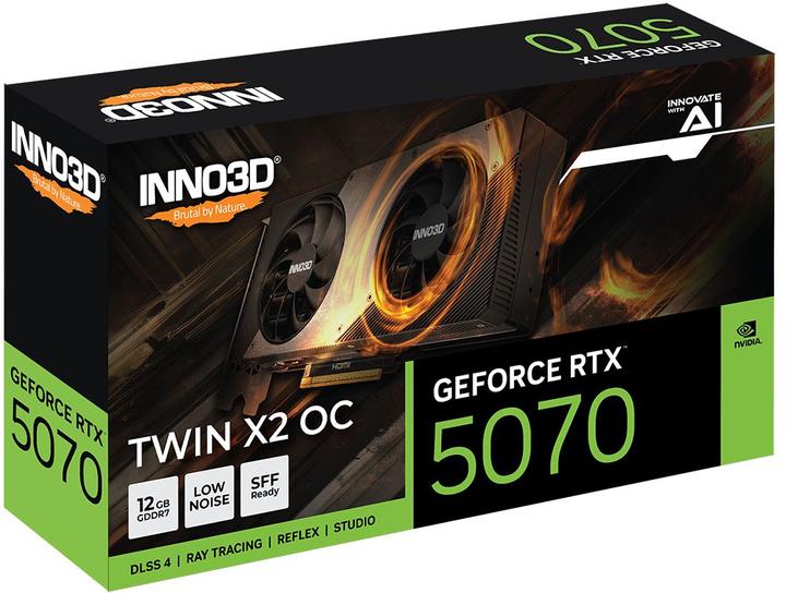 Productafbeelding Inno3D GeForce RTX 5070 Twin X2 OC (12 GB)