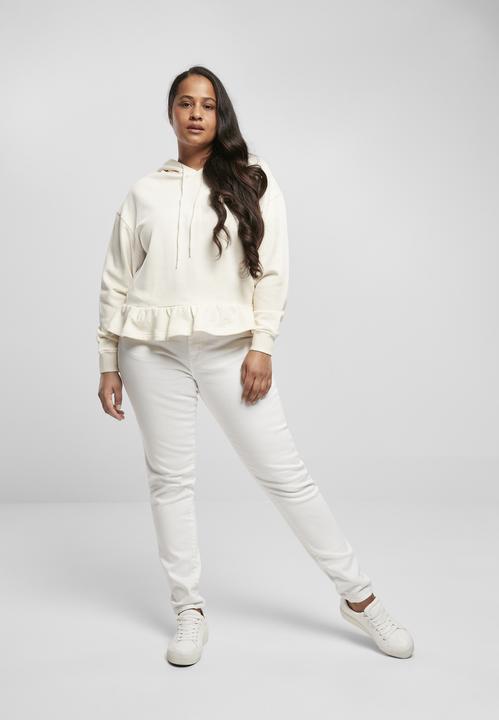 Actual product image Urban Classics Ladies Organic Volants Hoody (5XL)