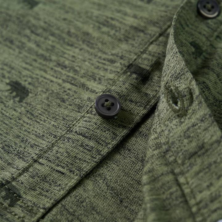 Produktbild VidaXL Kinderhemd Khaki Melange 104,Material: 80 % Baumwolle. 20 (104)