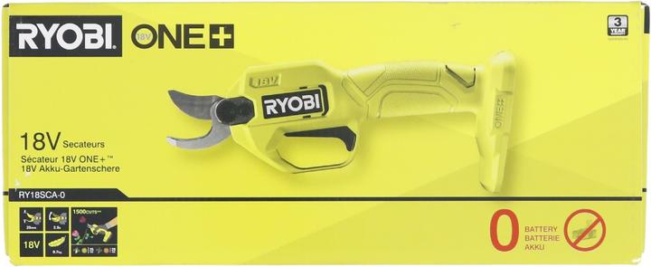 Actual product image Ryobi RY18SCA-0 18 V ONE+