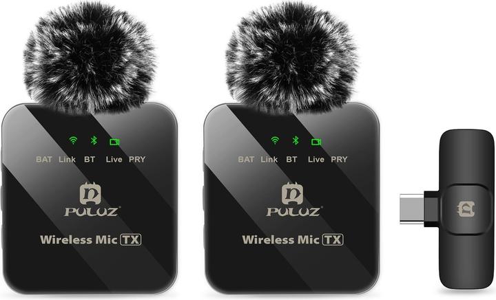 Produktbild Puluz Dual Lavalier Mikrofon USB-C