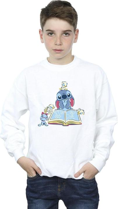 Immagine prodotto Disney Lilo & Stitch Reading A Book Felpa Ragazzi (116)