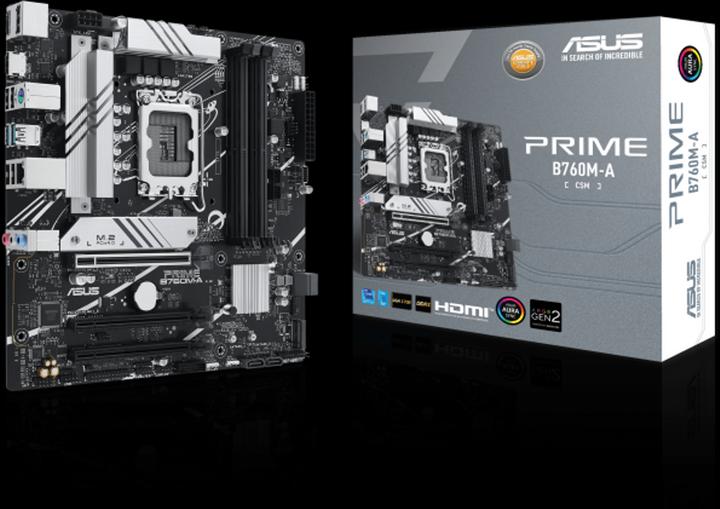 Produktbild ASUS Prime B760M-A-CSM (LGA 1700, Intel B760, mATX)