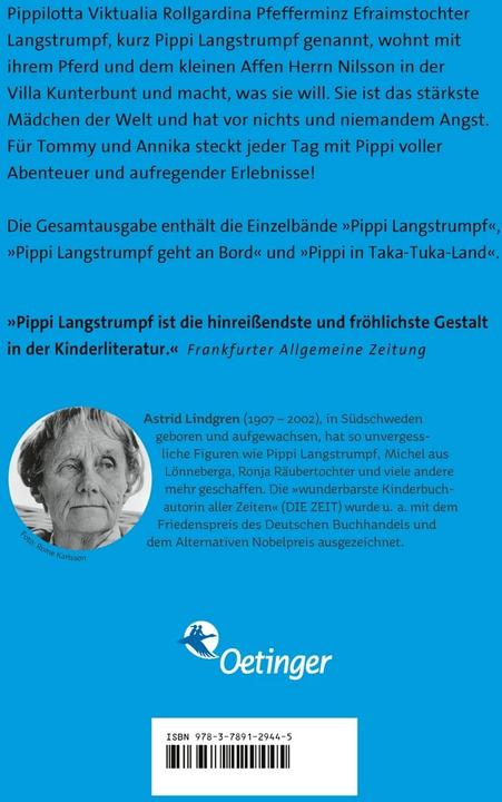 Produktbild Pippi Langstrumpf (Deutsch, Astrid Lindgren, 1987)