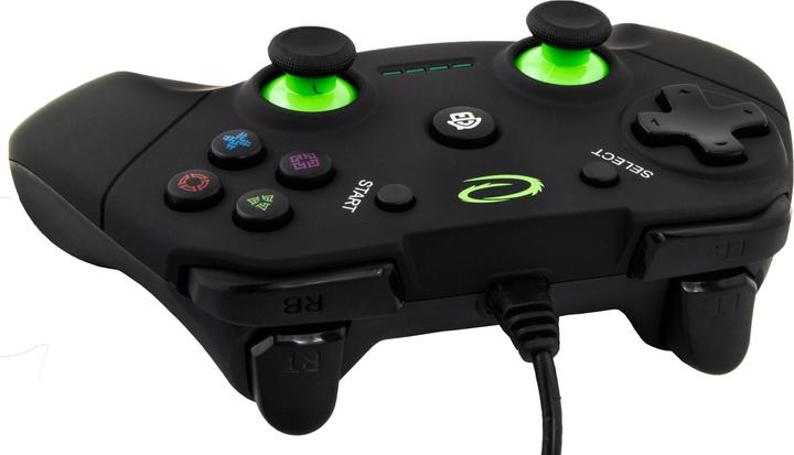 Image du produit Esperanza EGG110K Contrôleur de jeu Gamepad PC Playstation 3 Analogique / Digital USB 2.0 Noir (PC, PS3)
