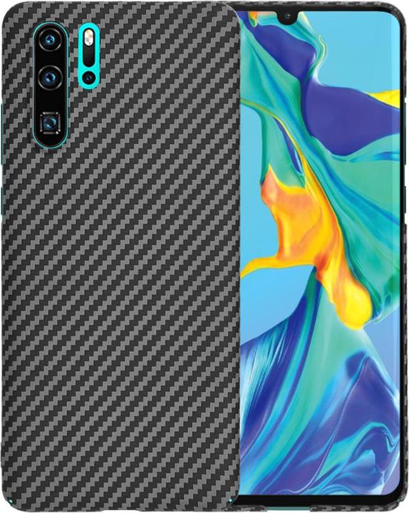 Produktbild Techsuit - Carbonite FiberShell - Huawei P30 Pro / P30 Pro New Edition - Black (Huawei P30 Pro, Huawei P30 Pro New Edition)