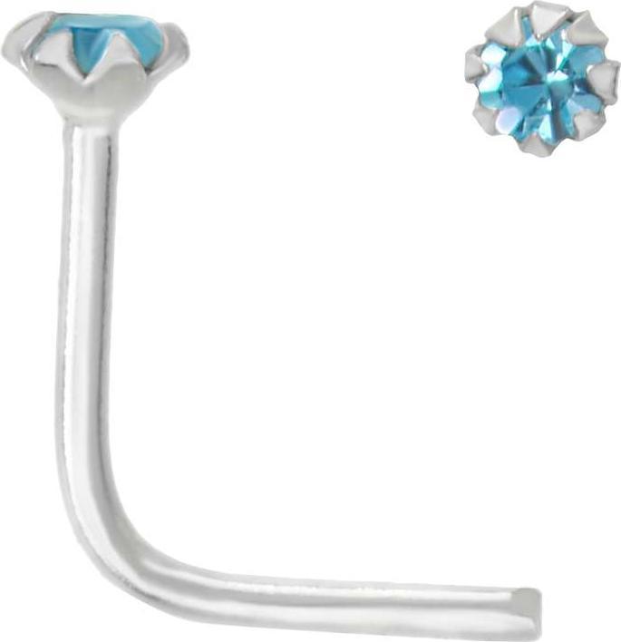 Produktbild Bijouteria Nasenpiercing (Kristall, Silber 925)