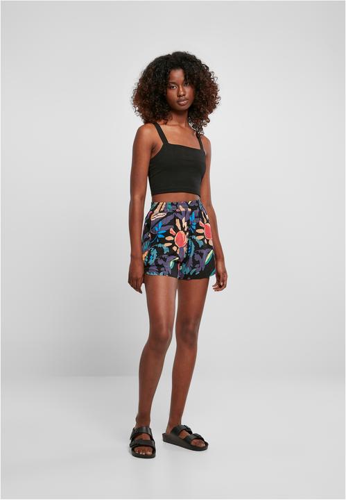 Produktbild Urban Classics Ladies AOP Viscose Resort Shorts - 6330 (5XL)