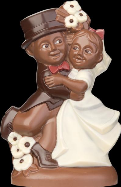 Actual product image miniSchoggi Chocolate mold bride and groom "Wedding dance