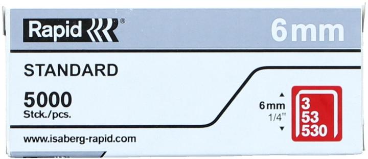 Actual product image Rapid Tacker staples no. 53 6mm galvanised PU=5000 pieces (5000 x)