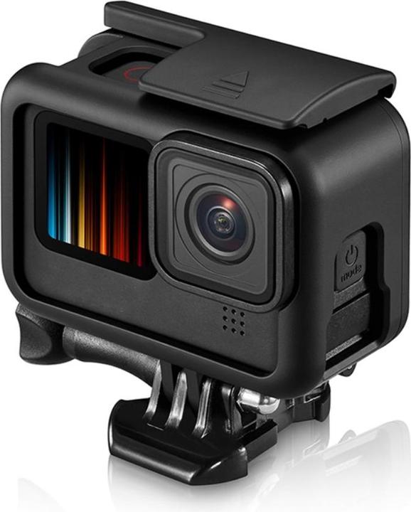 Image du produit Ueli Express Support pour GoPro Hero 12 / 11 / 10 / 9 Frame Extreme avec protection de l'objectif (GoPro Hero 10, GoPro Hero 11, GoPro Hero 9, GoPro Hero 12, GoPro Hero 13)