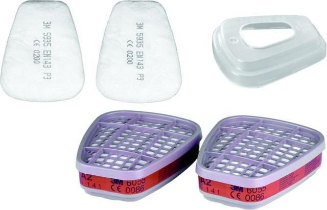 Actual product image 3M Filter refill set (FFA1P2 R D, A2P3, 1 x)
