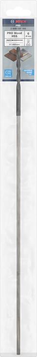Produktbild Bosch Professional Zubehör PRO Wood HSS Installationsbohrer, 6 x 57 x 400 mm (5 mm)