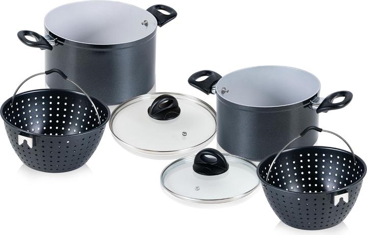 Genius Cerafit Magic Pot (24 cm, Pfannenset + Topfset, Kochtopf, Keramik)
