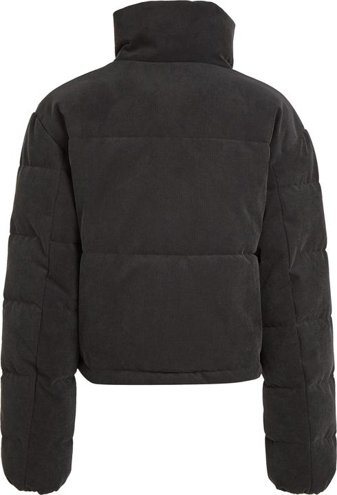 Actual product image Calvin Klein Corduroy Cropped Puffer Dames Jas - Zwart - Maat L (L)