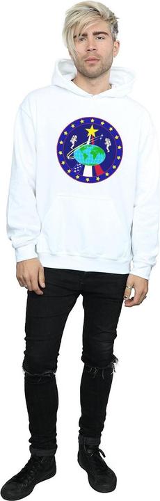 Immagine prodotto Nasa Classic Globe Astronauts Felpa con Cappuccio Uomo (XXL)