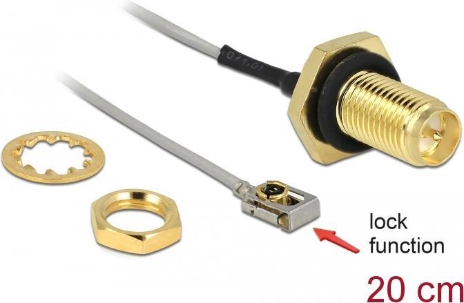 Immagine prodotto Delock RP-SMA-Bu - Cavo MHF(I-Pex)LK (3.20 dB, Cavi antenna)