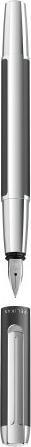 Actual product image Pelikan PURA P40 fountain pen anthracite B gift box (Anthracite silver, 1 x)