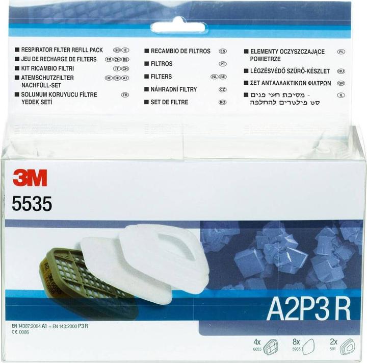 Actual product image 3M Filter refill set (FFA1P2 R D, A2P3, 1 x)
