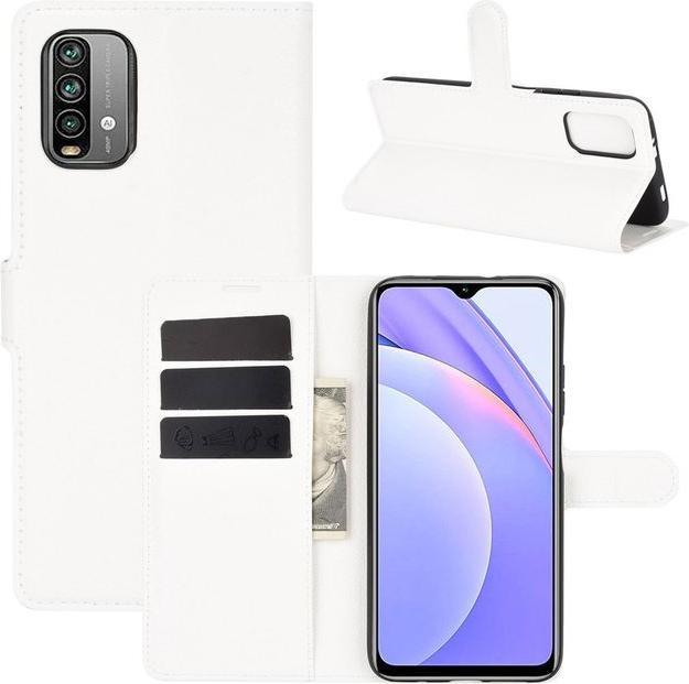Productafbeelding MU Classic Litchi Leren Boekomslag Serie (Realme 9 4G, Xiaomi Redmi 9T)