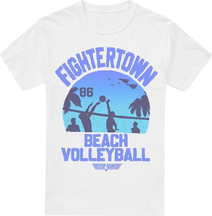 Actual product image Top Gun Mens Volleyball In Jeans T-Shirt (3XL)