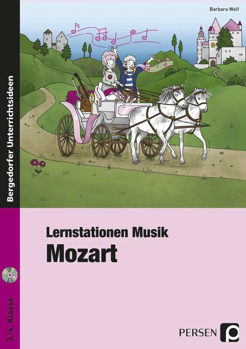 Image du produit Lernstationen Musik: Mozart (Allemand, Barbara Wolf, 2021)