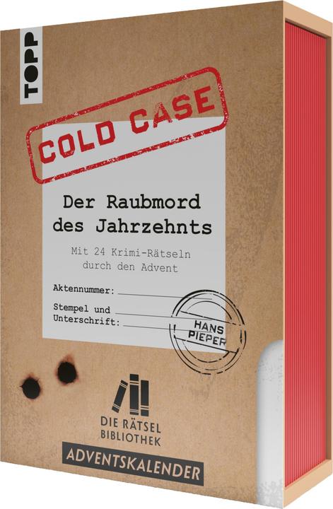 La Biblioteca dei Puzzle. Calendario dell'Avvento - Cold Case: la rapina-omicidio del decennio: Con