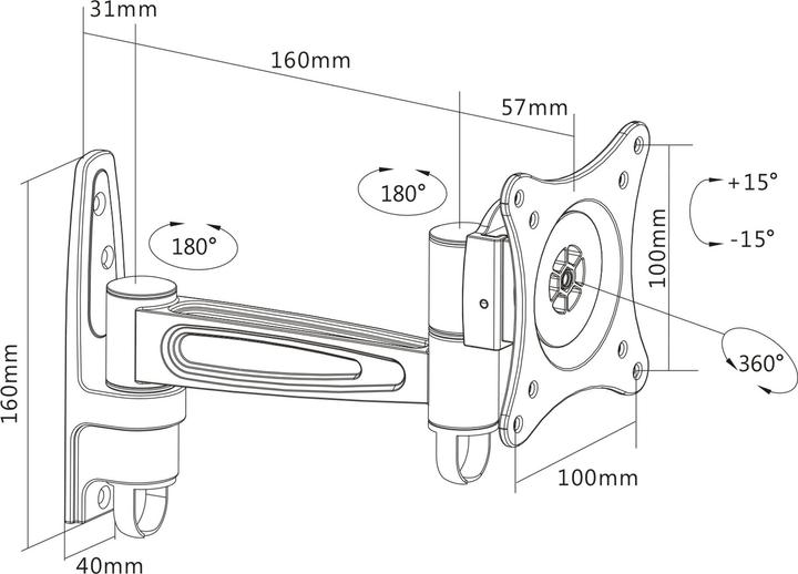 Immagine prodotto InLine Montaggio a parete