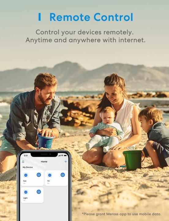 Actual product image Meross Smart Wi-Fi Plug
